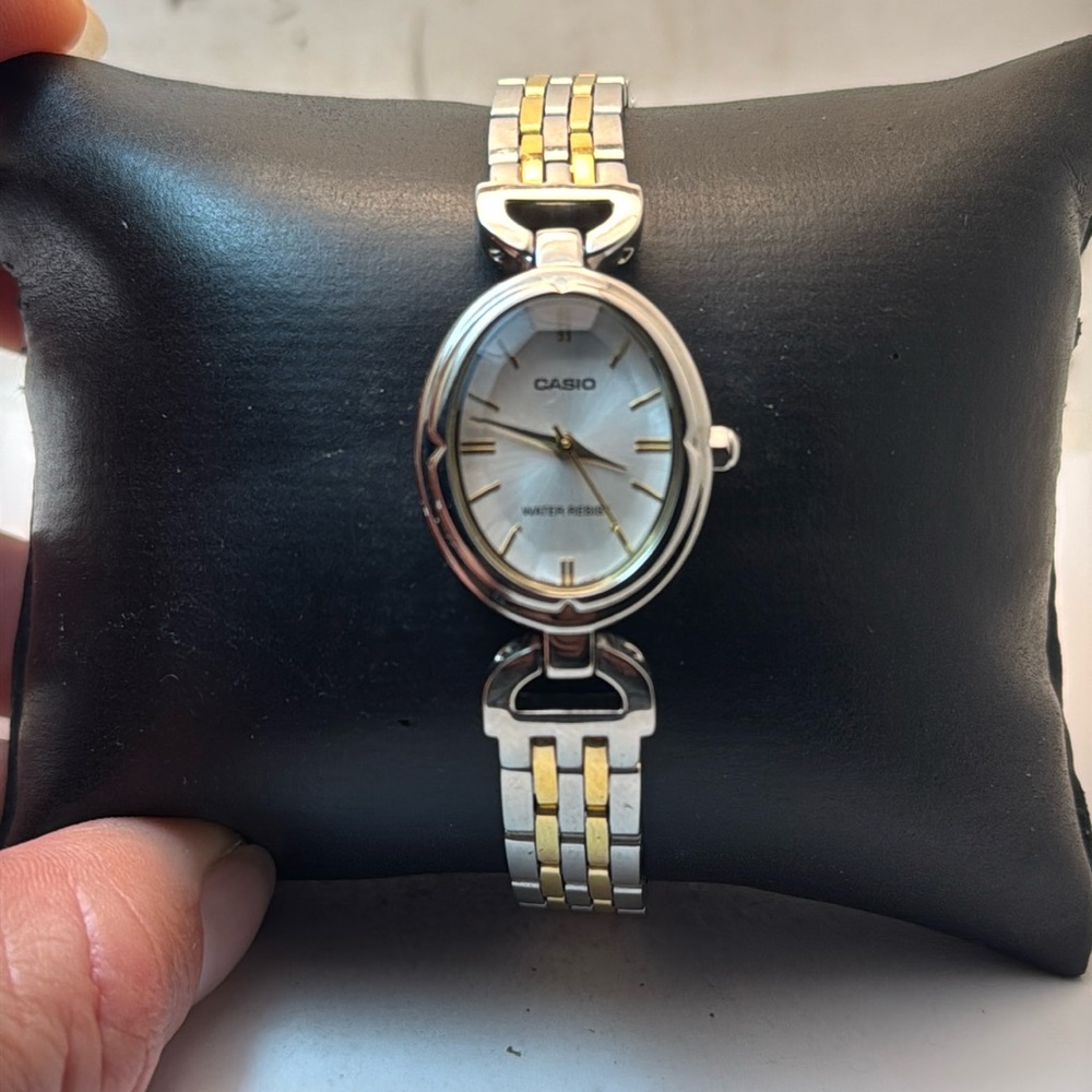 Women’s Casio two tone analog dress watch model LTP – 1374 – H33